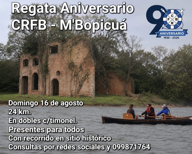 Regata Aniversario CRFB – M’Bopicuá 🚣