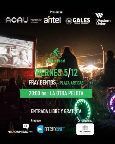 Cine a Pedal en Fray Bentos