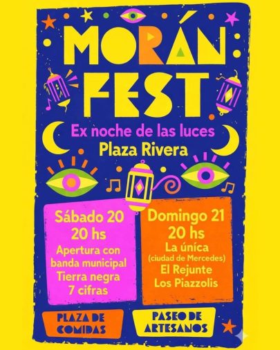 Morán Fest en la Plaza Rivera