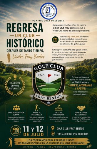 ⛳ Golf Club Fray Bentos – Fecha Oficial PGA Uruguay