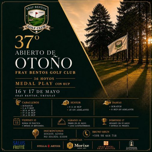⛳🍂 Se viene el 37° Abierto de Otoño en el Fray Bentos Golf Club