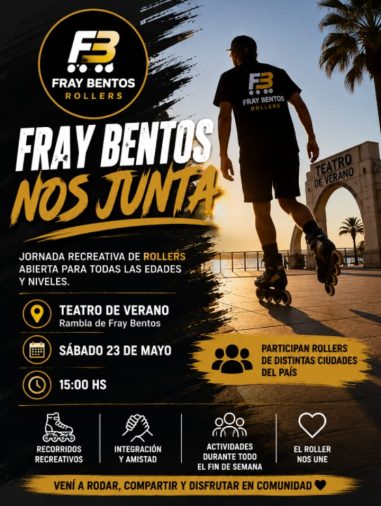 🛼 Fray Bentos nos junta – Jornada Recreativa de Rollers