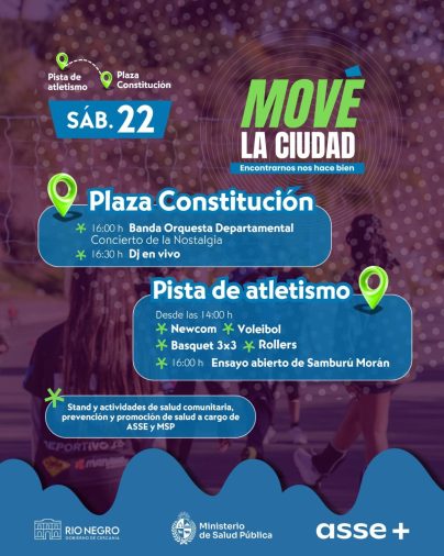 ¡Mové la Ciudad! Encontrarnos nos hace bien