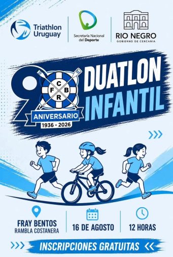 ¡Duatlón Infantil en Fray Bentos!