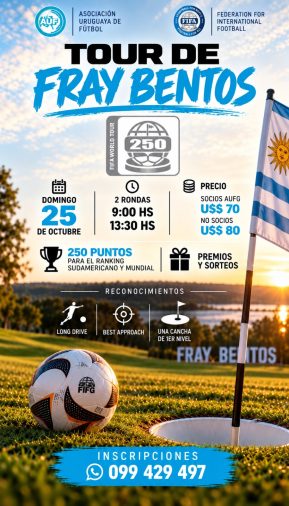 Tour de Fray Bentos – Footgolf | 25 de octubre