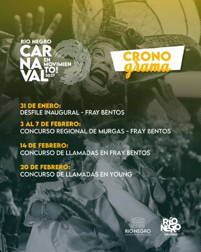 🎭 Carnaval Río Negro 2027